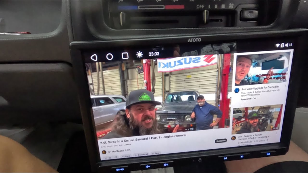 Kei Truck Radio Install Atoto?