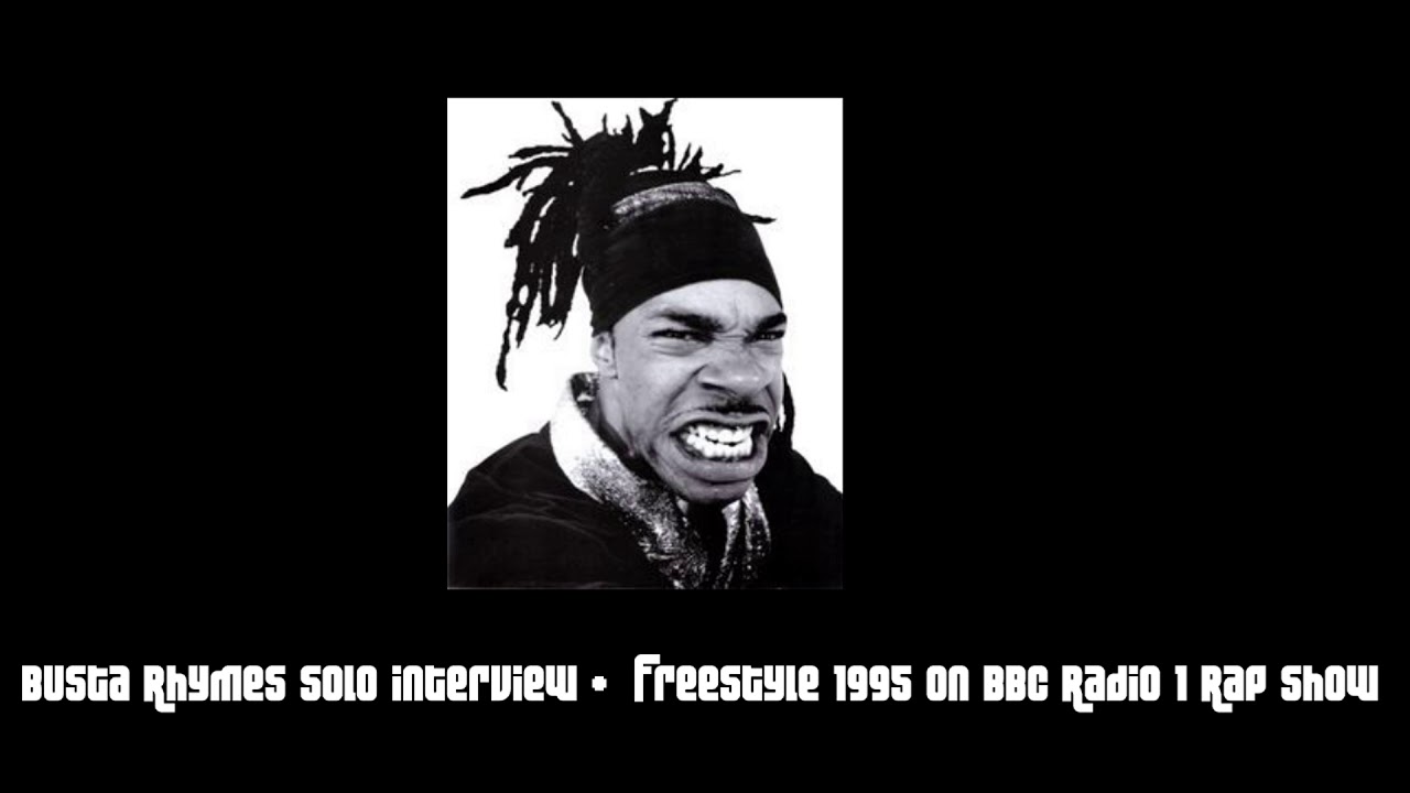 Busta Rhymes Solo Interview and freestyle on Radio 1 Rap Show 1995