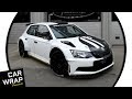 11 Degrees' Skoda Fabia R5 Rally Car wrapped Satin Black