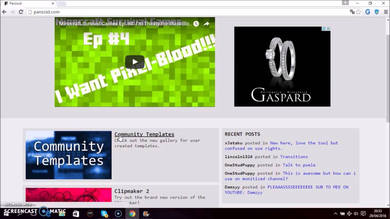 Comment faire une intro pour YouTube-Tuto - YouTube