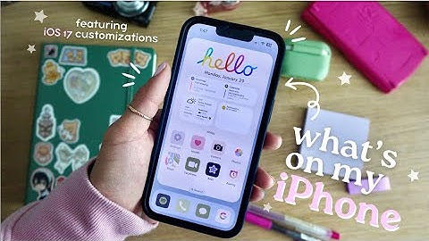 My AESTHETIC and FUNCTIONAL iPhone setup 🌷📱 | the best iOS 17 widgets and customizations