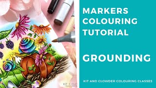 Colouring Soil + Ground with Markers