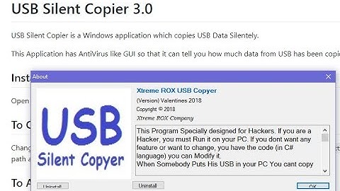 Introducing USB Silent Copier | How to  copy any USB Data Silently