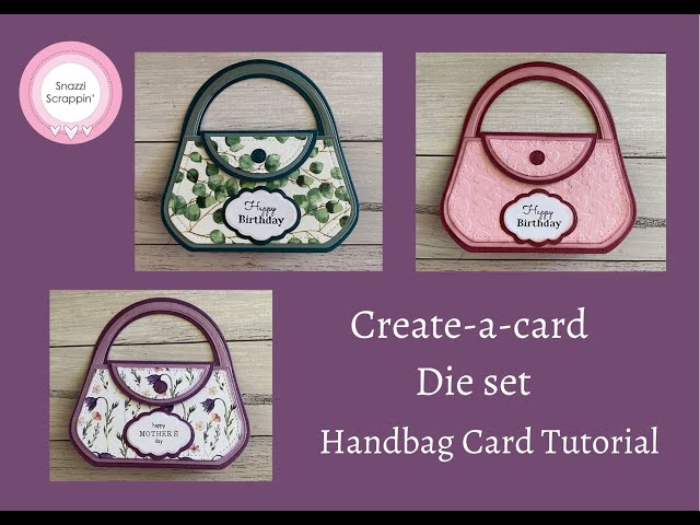 Create-a-card Handbag Card Tutorial - YouTube create-a-card-handbag-card-tutorial-youtube