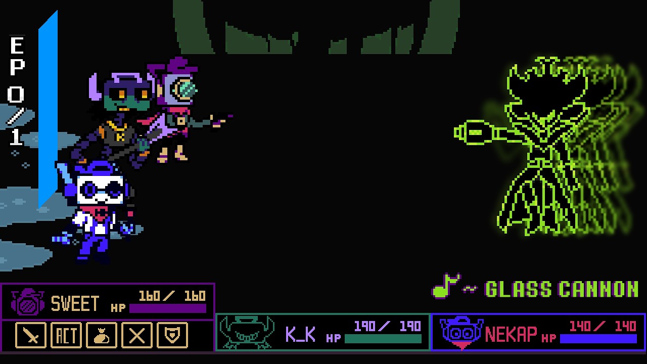 GLASS CANNON (Queen's Black Knife) - Deltarune: Tales Of Yesrune (AU)