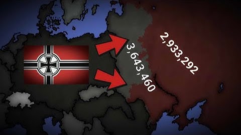WW2 Axis Victory Scenario: Everyday With Army Sizes