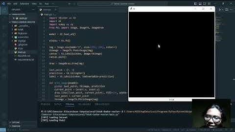 UMC - Machine Learning - Memprediksi Gambar Yang Dibuat Oleh User Dengan Algoritma KNN dan Python