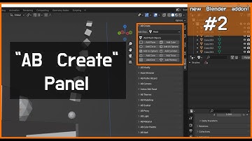 AB Create Panel | Arc Blend  Blender Addon Tutorial #arcblend #blender