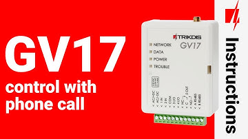 GV17. Cellular gate controller quick setup for control with phone call.