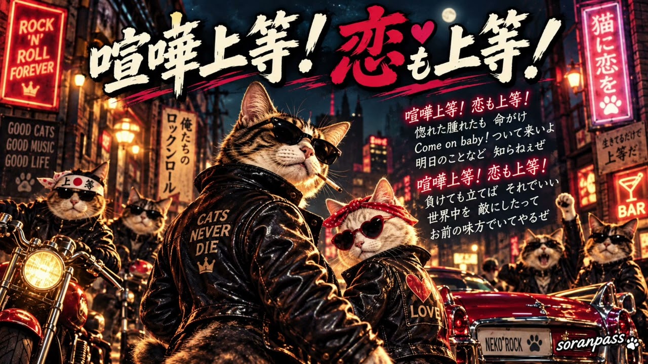 ロックンロール】『喧嘩上等！恋も上等！』/soranpass - YouTube