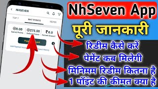 Nhseven app / Nhseven / Nh7  / Nh seven app se paise kaise kamaye / Tech F4