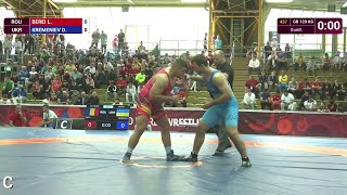 Qual. GR - 120 kg: L. BEREI (ROU) df. D. KREMENIEV (UKR), 8-2