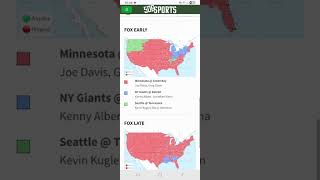 NFL Week 12 TV Broadcast Map Released CBS Single & Fox Early & Late