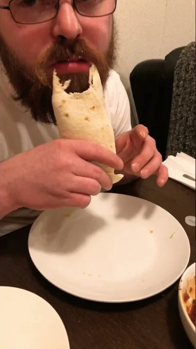 How to eat a burrito