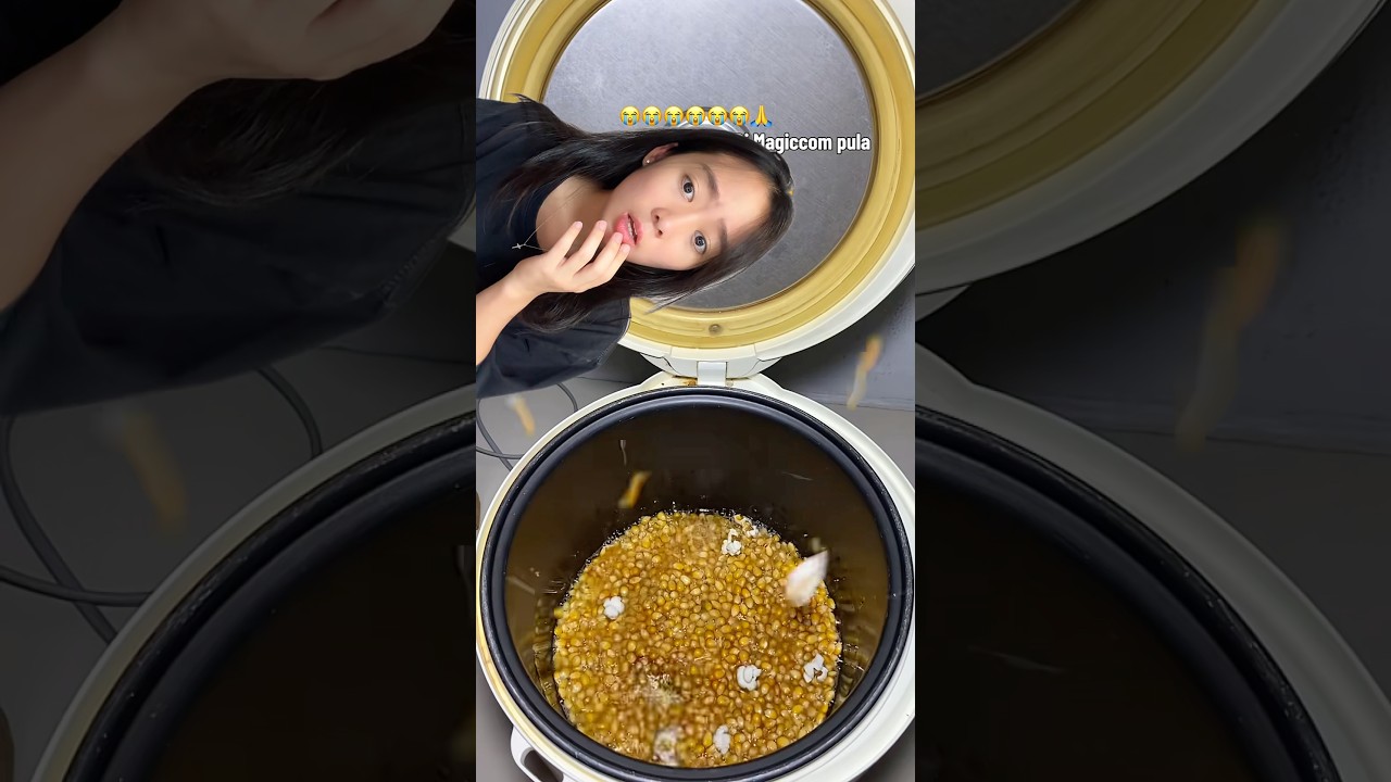 COBA MASAK POPCORN PAKE PENANAK NASI TAPI MALAH !!! 😫