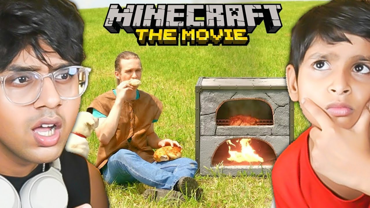 Rachitroo and Raghav reacts to NEW MINECRAFT MOVIE