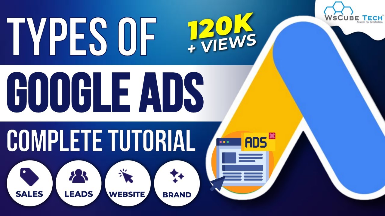 New Google Ads Course | What are Types of Ads in Google Ads | Google Ads Tutorials