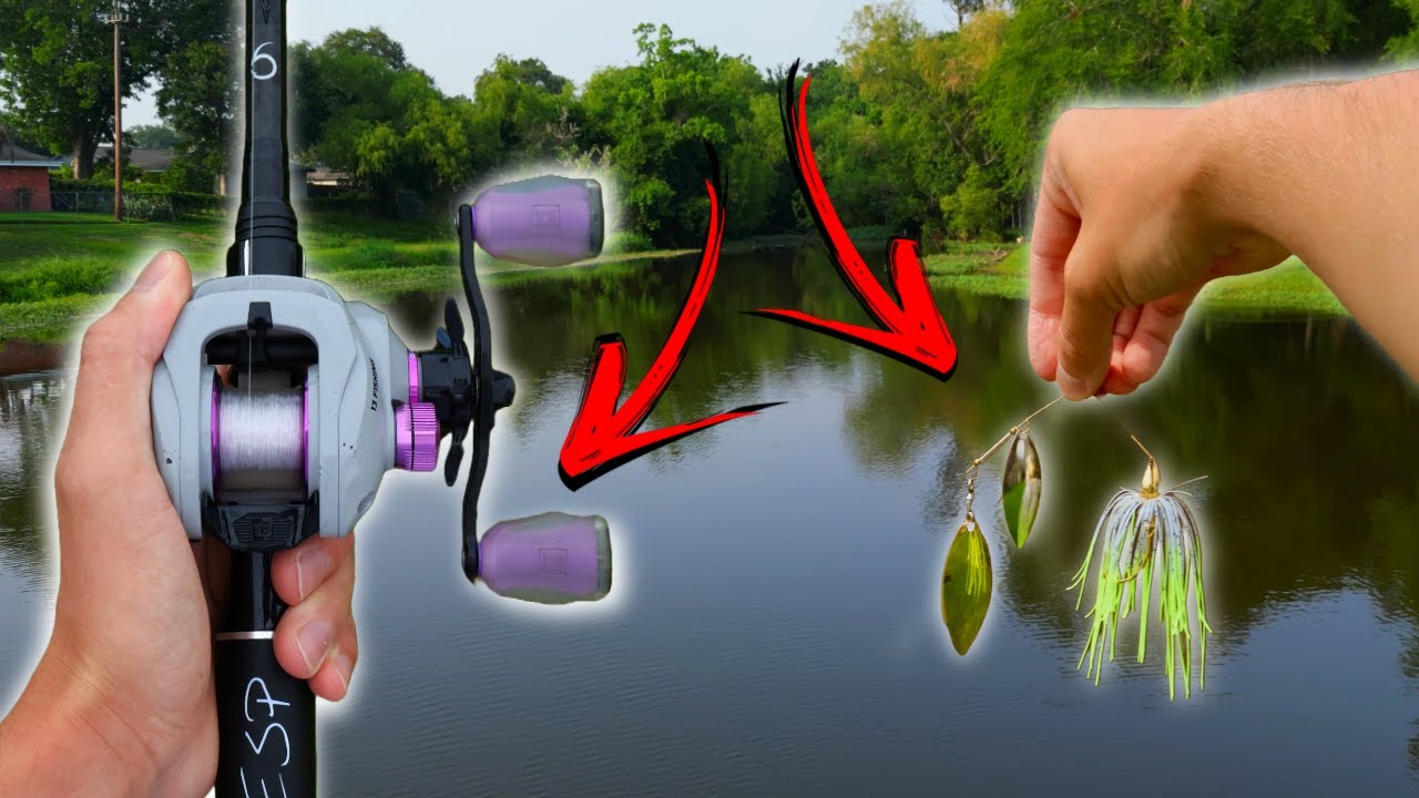 Fishing HIDDEN Neighborhood POND!