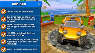 Beach buggy gold skin unlock guide and tips | Beach Buggy Racing 2 screenshot 4