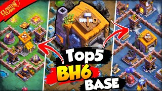 Top 5 Builder Hall 6 Anti-3 Star Base Layout (Clash of Clans)