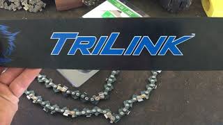 First look at the TRI-LINK chainsaw chain and bar