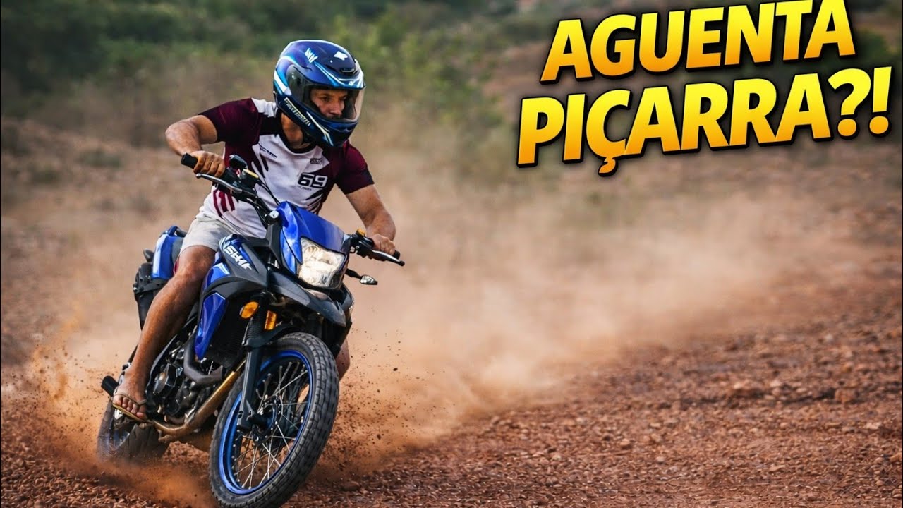 A SHI 175 EFI AGUENTA PIÇARRA PESADA? FUI ATÉ O LIMITE! 😈