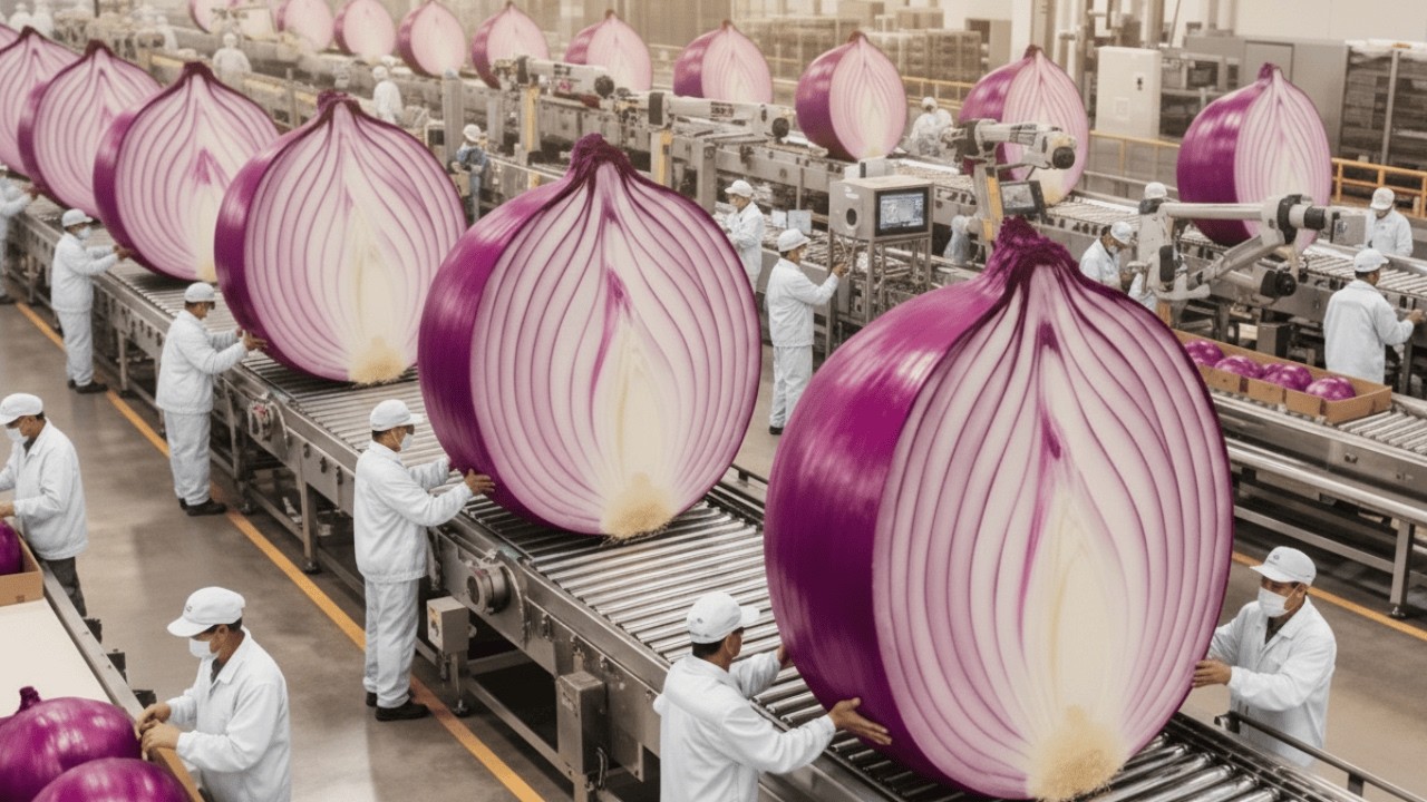 Inside the $100M Factory: 1,000,000 Onions to Premium Powder (Full Process)