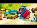 WILDEST OFF-ROAD RALLY POLICE CHASES AND TAKEDOWNS! - BeamNG Drive Crash Test Compilation
