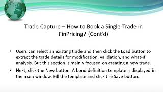Trade Life Cycle Management in FinPricing Part 1