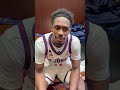 #stjohns G Ian Jackson talks about the win over #providence at the #BigEast Quarters #marchmadness