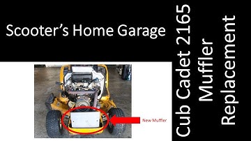 Cub Cadet Muffler Replacement