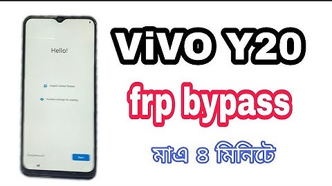 Vivo Y20G/Y20A/Y20S/Y20I/Y20 Frp Bypass/Reset Google Account Lock Android 11 | Without PC