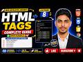 HTML Tags Important questions🔥 | Lecture 8 | Web Development Course for Beginners