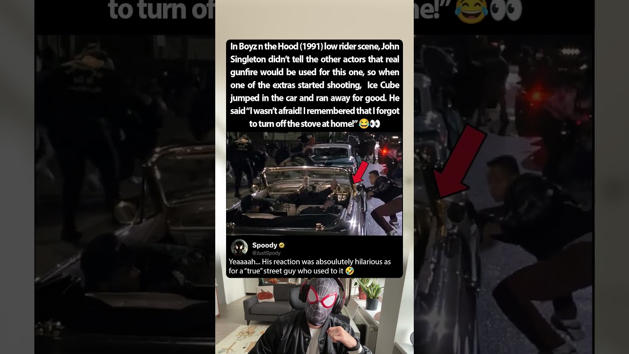 В фильме «Парни из квартала» (1991) Айс Кьюб был не готов.