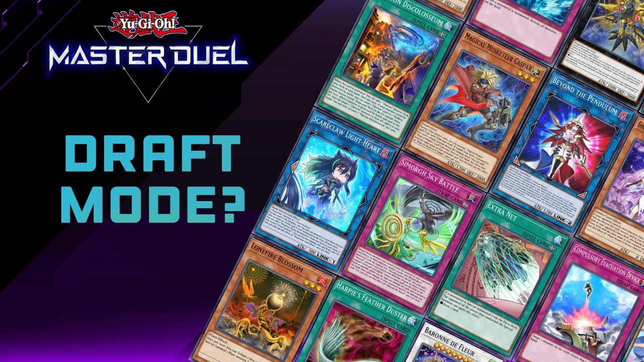 DRAFT FORMAT in Yu-Gi-Oh! Master Duel?