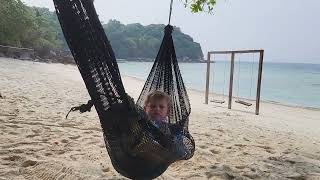 Look how chilled he is! 😎 | Pulau Tengah | Perhentian Islands Malaysia |Family Travel