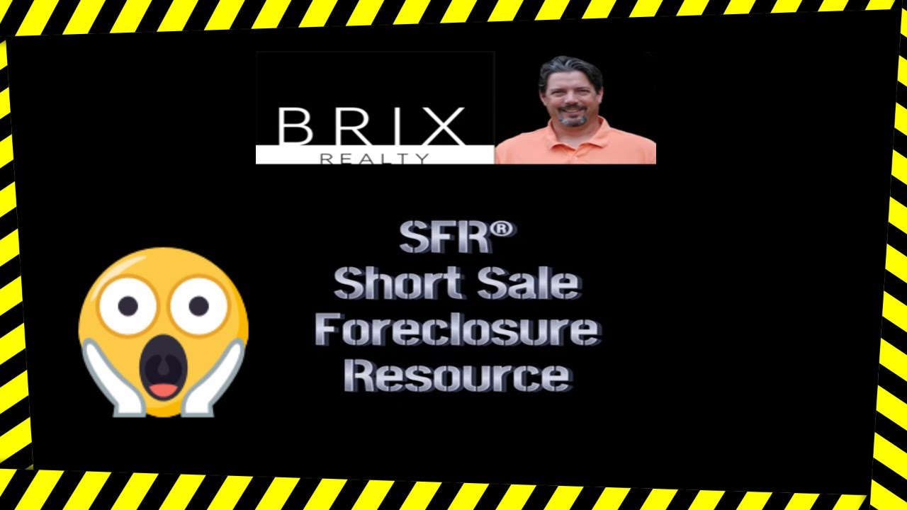 Get Help From A Certified Sfr® Agent To Avoid Foreclosure.