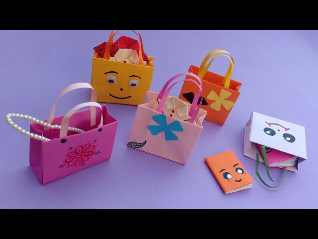 Mini Origami Shopping Bag - I Try DIY