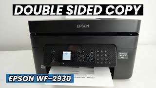 Epson WF-2930 : How To Make a Double Sided Copy