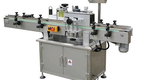 automatic square bottle labeler machine three sides sticker labeling equipment video