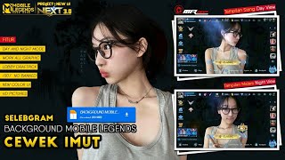 Background Ml Tema Dark Blue Cewek Imut New Ui