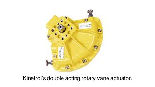 Kinetrol - Double Acting Pneumatic Actuators