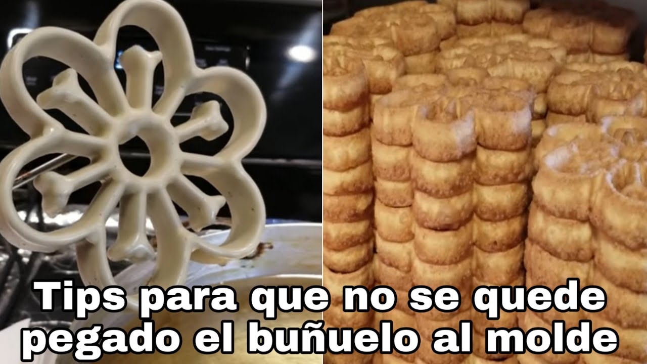 Buñuelos con molde/ la mejor manera de hacerlos/350°F🌡
