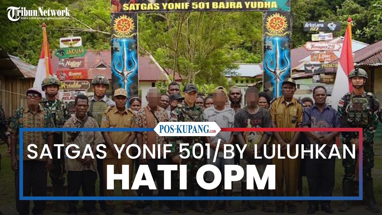 Pendekatan Humanis Satgas Yonif 501/BY Luluhkan Hati Anggota OPM