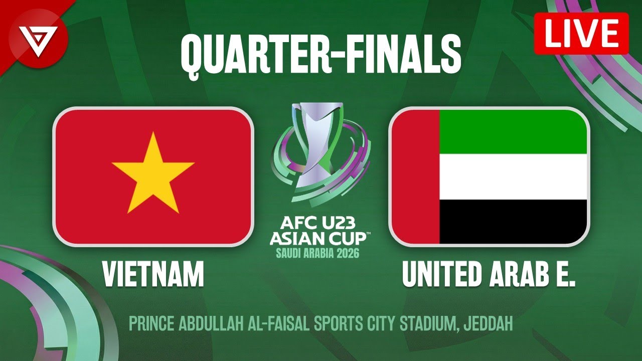 🔴VIETNAM vs UTD ARAB EMIRATES - AFC U23 Asian Cup 2026 QF Preview Predictions Live TV Streaming Info