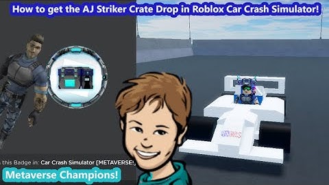 *New* How to unlock the AJ Striker Week 2 Crate (Metaverse Champions) in Roblox Car Crash Simulator!