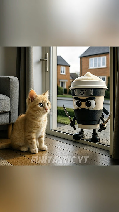 Cappuccino Assassino pays a visit! #cats #cutecat #funny #catlovers