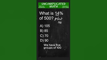 Percent Trick | Fast Percentage Calculation Hack | #shorts #maths #mathtricks