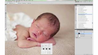 Newborn Photography Processing In Photoshop and Elements