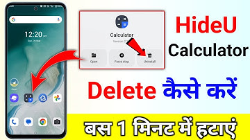 how to delete hide calculator app || how to delete hide calculator app